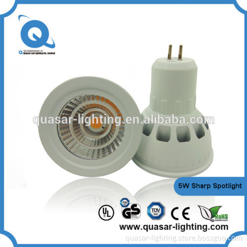 high power 7w 8w 5w mr16 led cob spotlight